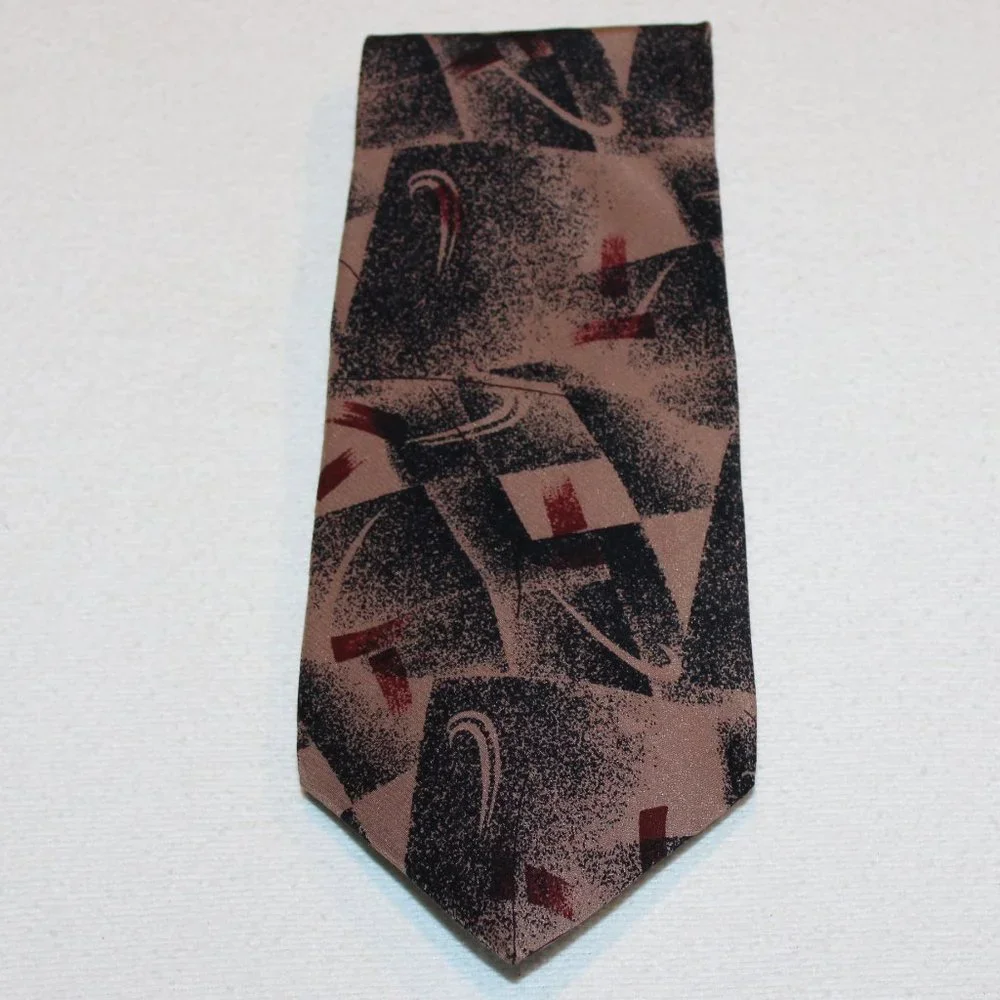 4 Stafford & Stafford Executive 100% silk neckties abstract floral classic lot